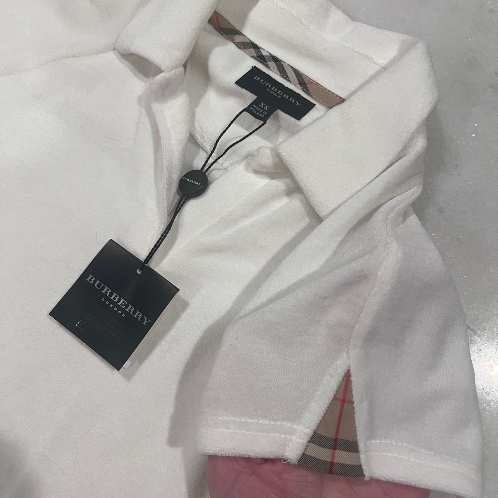 NWT Woman’s Burberry Golf Polo